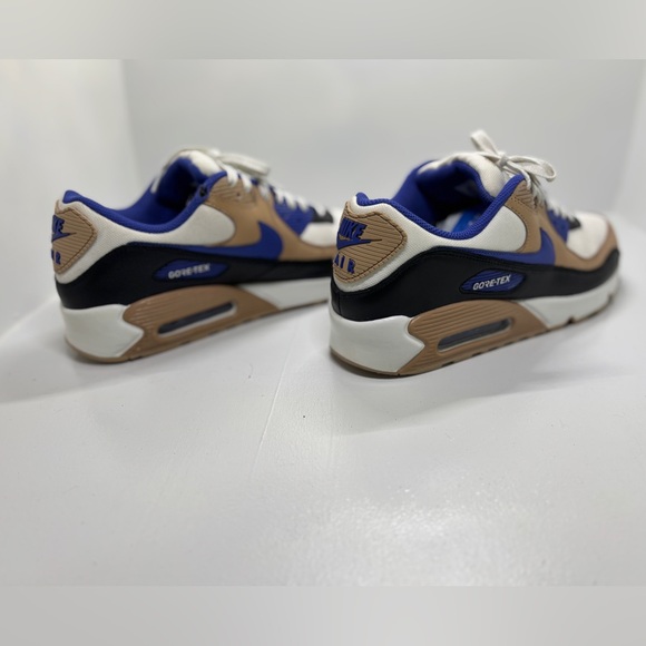 Men’s Nike Air Max 90s Gore-Tex tan and blue size 10.5 - Picture 5 of 12